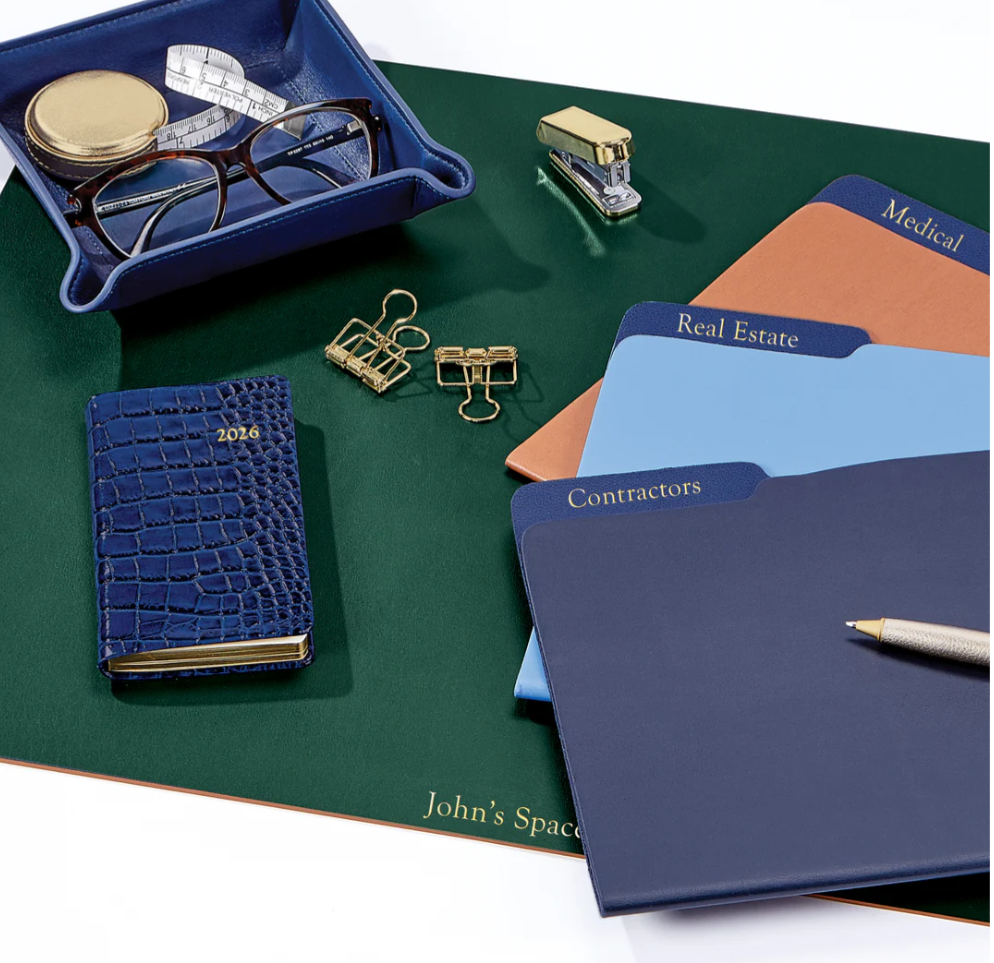 Graphic Image leather desk accessories and stationery